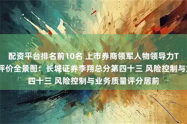 配资平台排名前10名 上市券商领军人物领导力TOP榜丨行业数据评价全景图：长城证券李翔总分第四十三 风险控制与业务质量评分居前